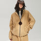 Fleece-Lined Zip-Up Hoodie / Wide Pants ACS0385