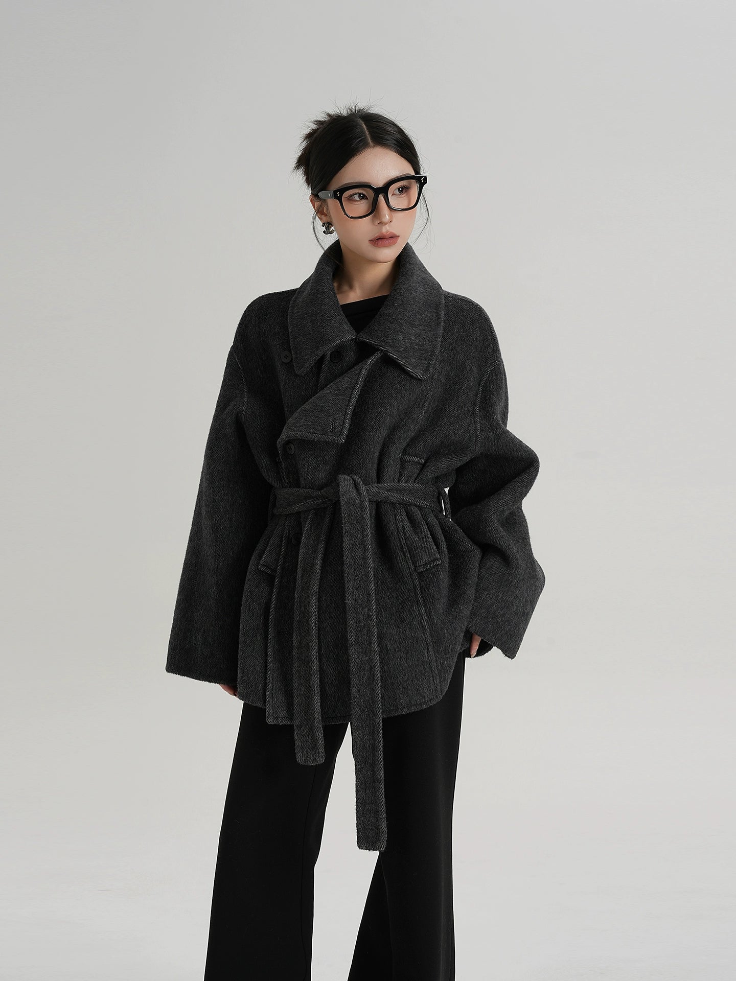 Double Sided Woolen Over Coat SRS0359