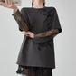 Lace Long-Sleeve Patchwork T-Shirt FER0070