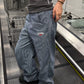 Embroidered Casual Stripe Jeans CYE0026
