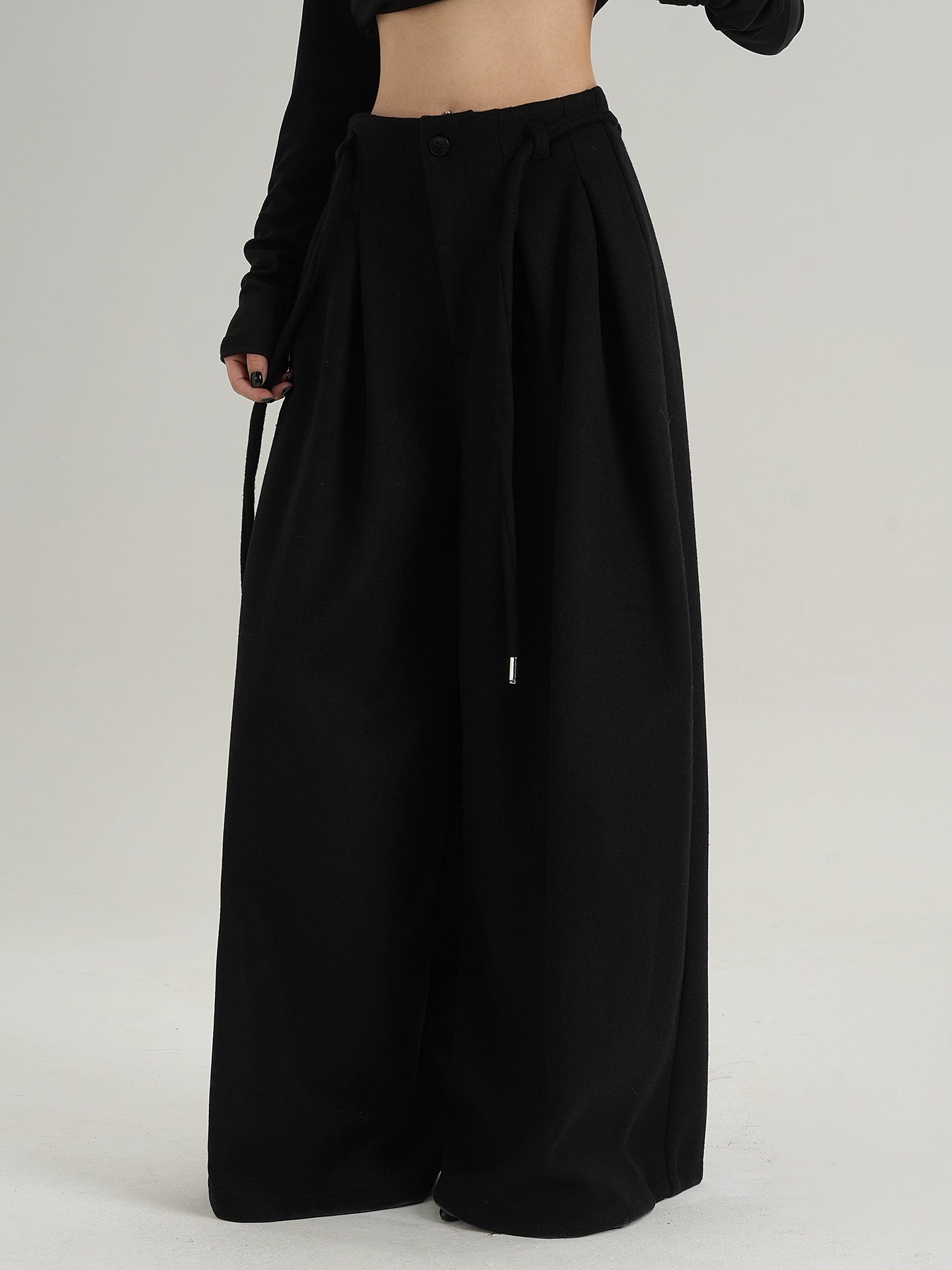 Wool Wide Pants SRS0394