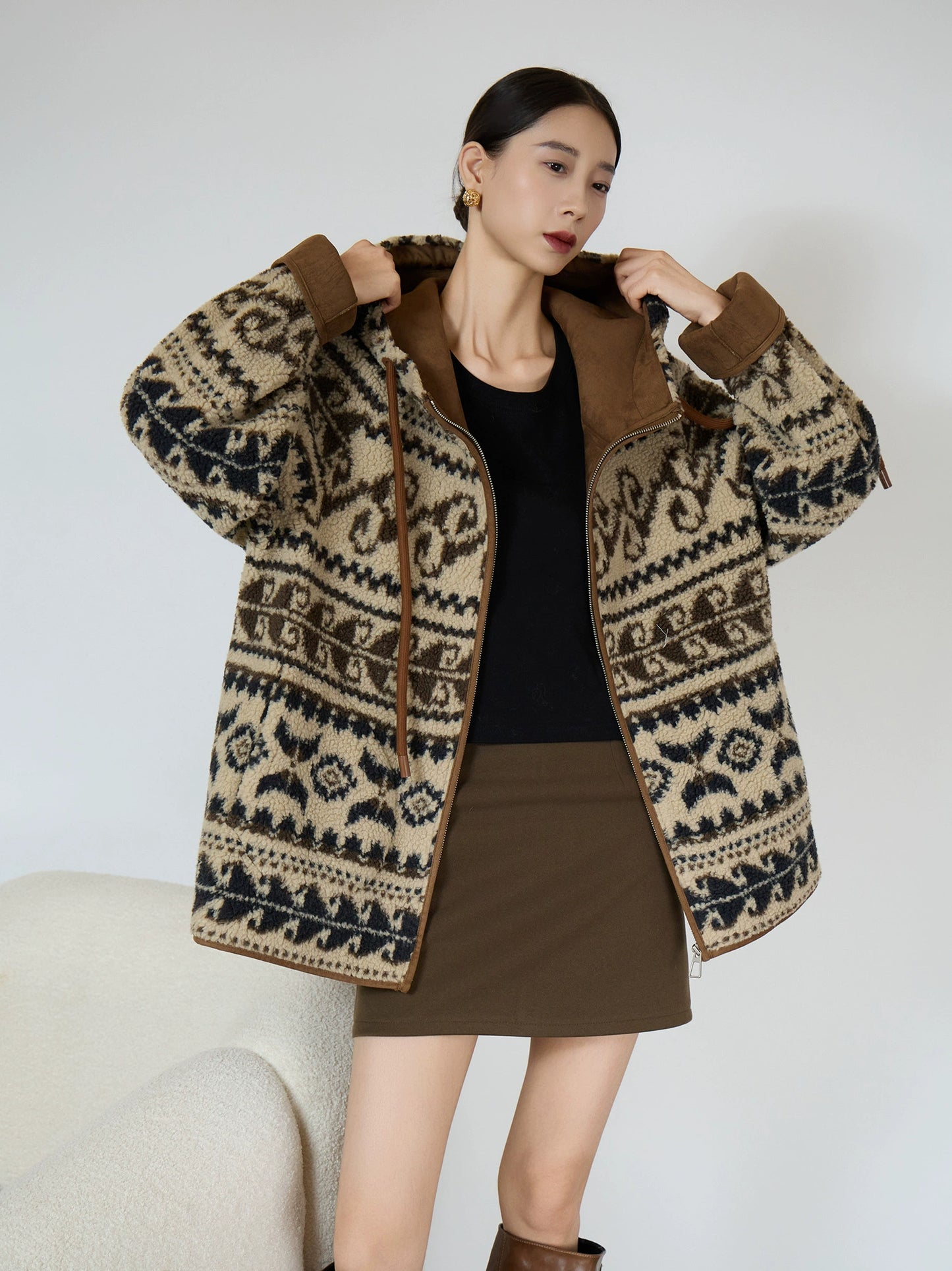 Vintage Nomadic Wool Hoodie SUY0001