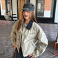 Denim Collar Work Jacket CYE0062