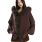Fur Hood Zip Up Knit BGS0018