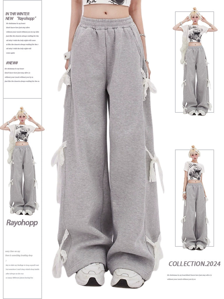 Lace Ribbon Sweatpants RHP0015