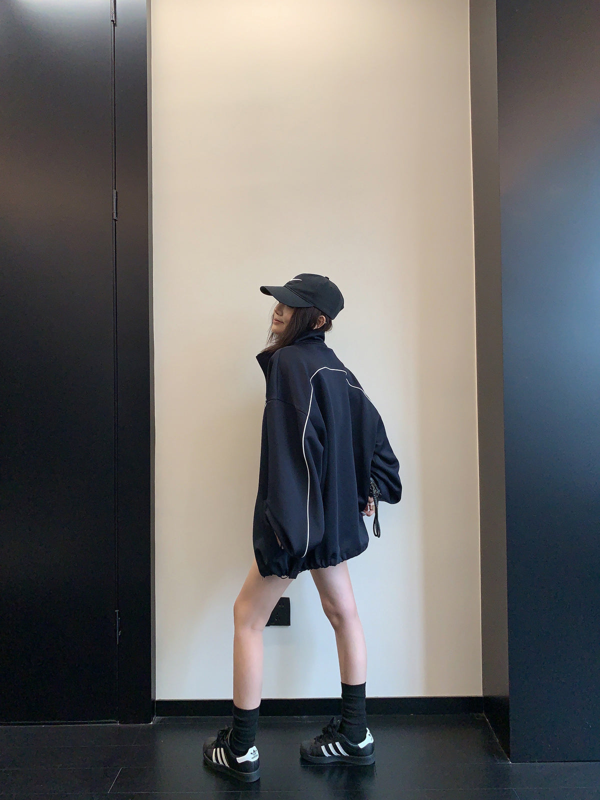 Loose-Fit Stand-Neck Jacket YLS1040