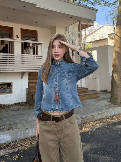 Cropped Denim Jacket CYE0047
