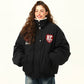 Retro Lambswool Collar Cotton Jacket WDZ0039