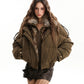 Fur Collar Two Piece Jacket BGS0023