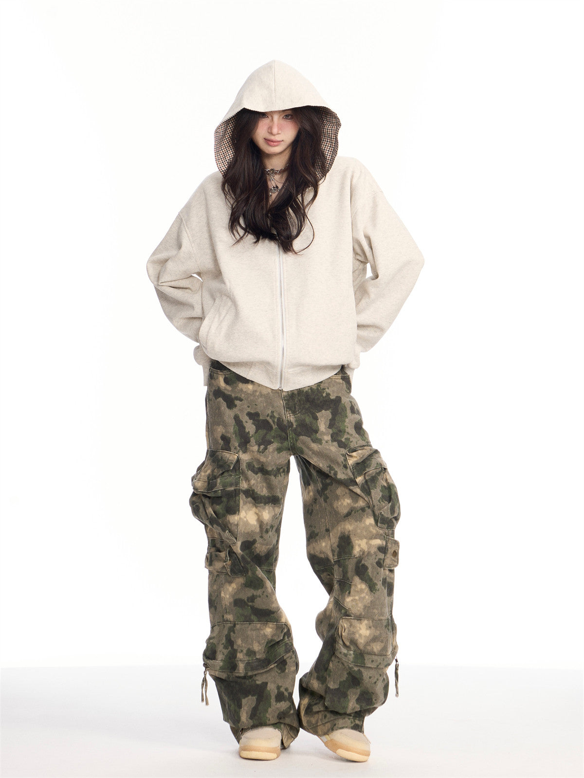 Camouflage Pattern Cargo Pants ONP0009
