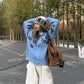 Flower Motif Knit Zip Jacket CYE0016