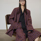 Tweed Plaid Blazer / Half Pants SUY0018
