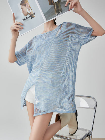 Mesh Summer Layer Tops FER0294