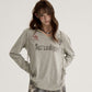 V-Neck Long Sleeve Top  ONP0010