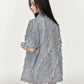 Fringe Retro Denim Shirt / Denim Mini Skirt EPU0013