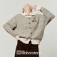Layered-Style Knit Cardigan LLA0625