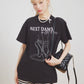 Ballet Shoes Print Loose T-Shirt NXD0006