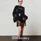 Leopard Print Long Sleeve / Leopard Print Mini Skirt LLA0603