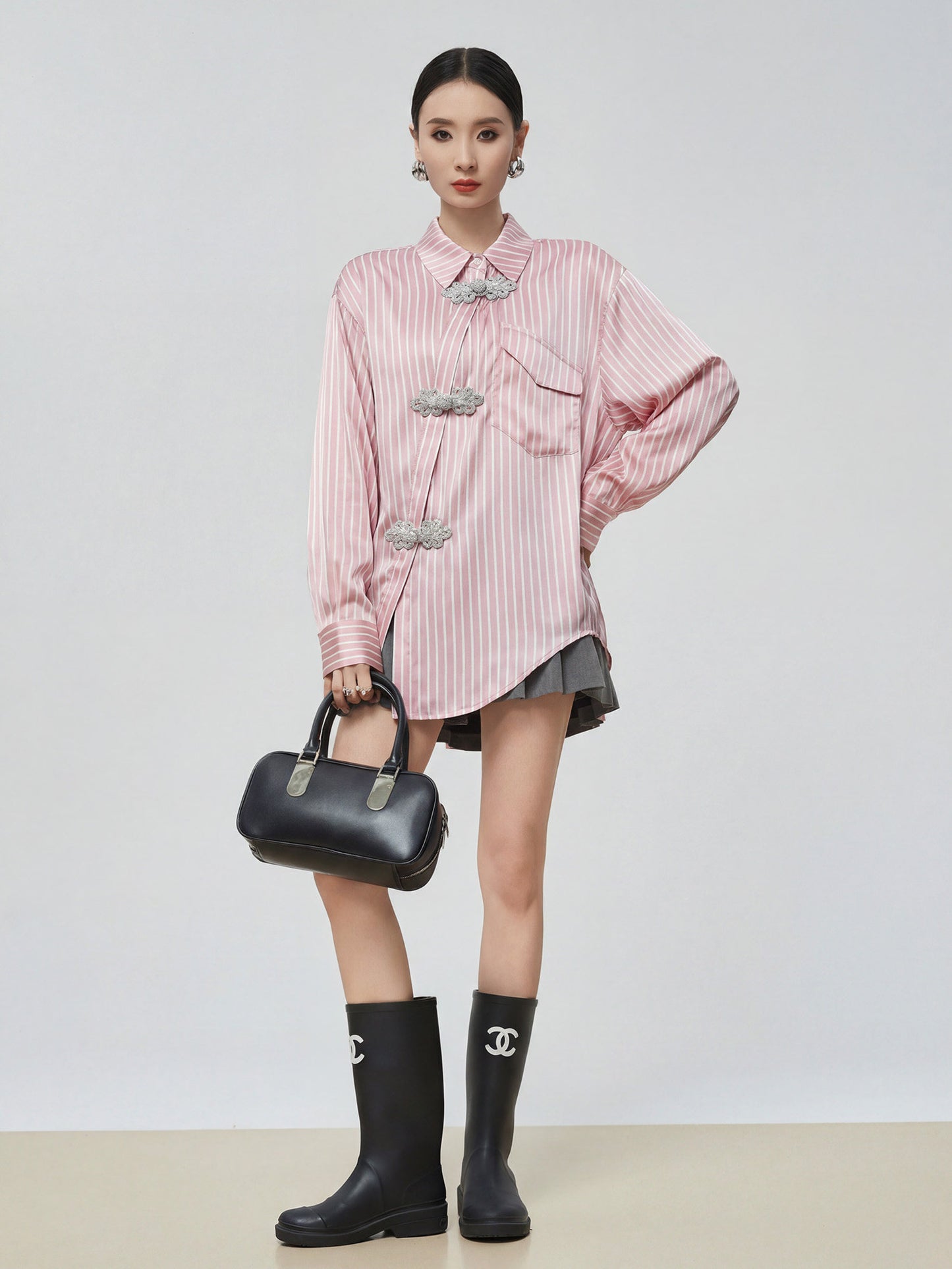 Chinese-style Long-Sleeve Shirt FER0047