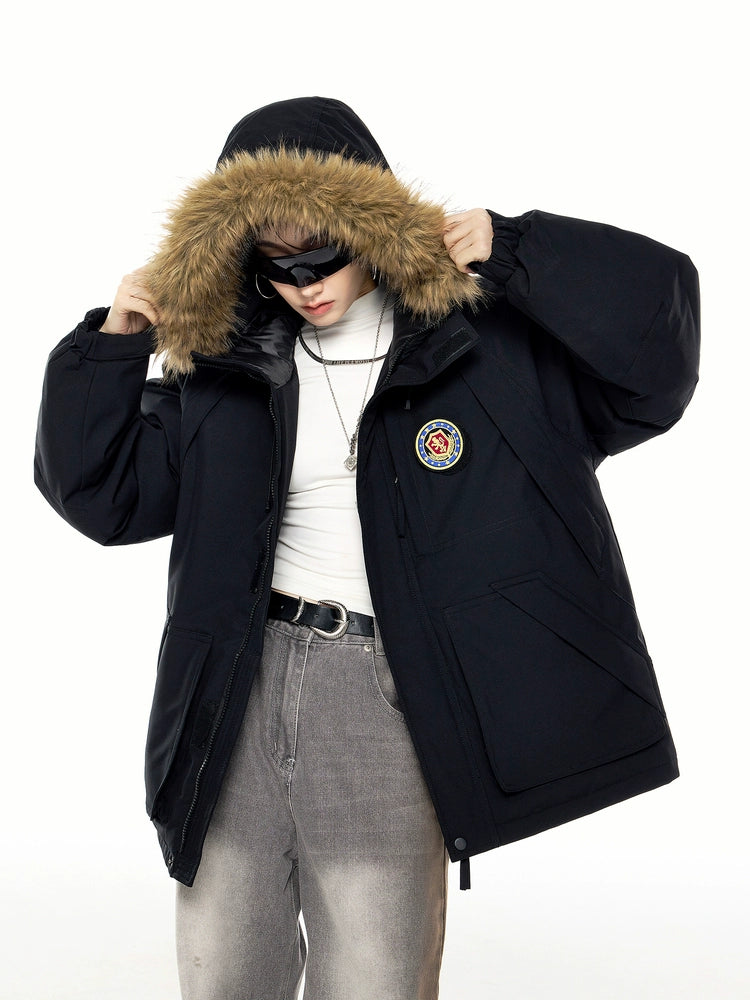Fur Hood Down Jacket ICM0109