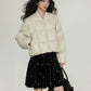 Crew Neck Short Puff Jacket VAS0176