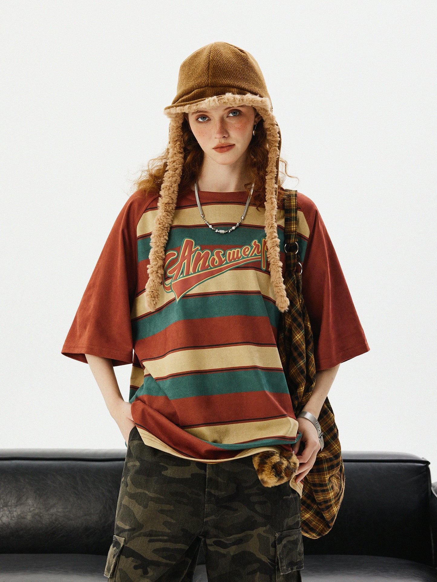 Retro Stripe Short Sleeve T-Shirt HGX0046