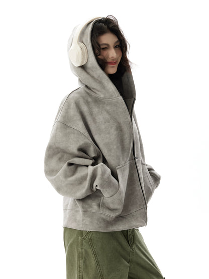 Vintage Zip Up Hoodie  HGX0038