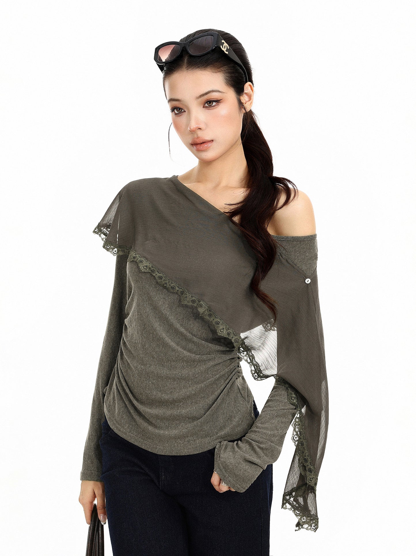 Off-Shoulder Long-Sleeve Top BGS0051