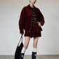 Retro Corduroy Jacket / Mini Skirt SUY0007