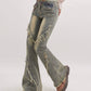 Fringe Flared Denim Pants RHP0008