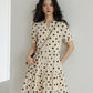 Polka Dot Tiered Dress VAS0105
