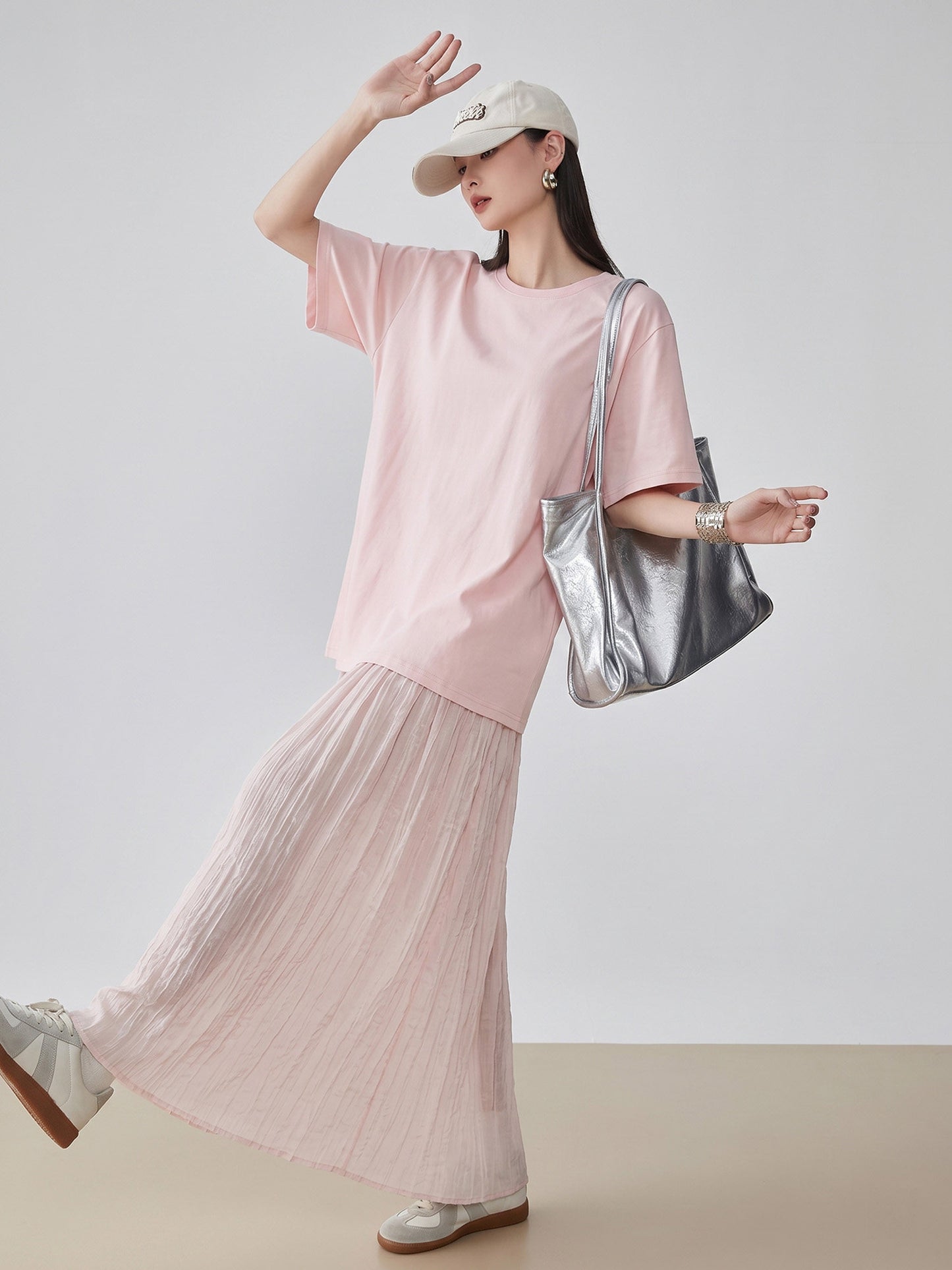 T-Shirt Docking Crinkle Skirt FER0209