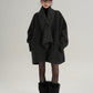 Collarless Wool Coat SRS0367