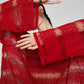Multi-Border Openwork Oversized Knit FER0364