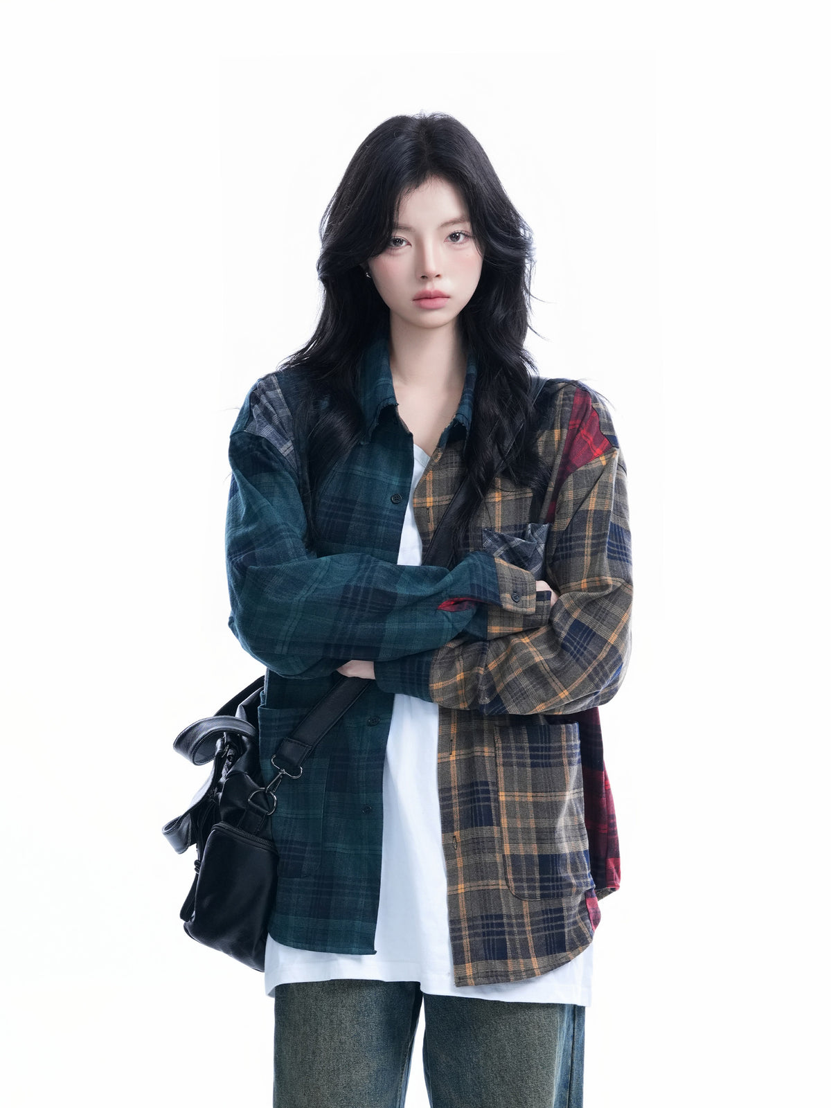 Remake-Style Flannel Check Shirt WLS0012