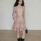 V-Neck Floral Dress VAS0193