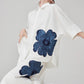 Appliqué Off-White Shirt / Half-Length Skirt FER0117