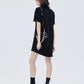 Polo Collar Embroidered Shirt Dress SHN0005