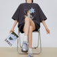 Trojan Print Oversized T-Shirt Dress FER0304
