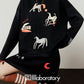 Art Horse Knit Top/Mini Skirt LLA0613