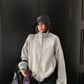 Rib-Knit Switch Zip-Up Blouson YLS1056