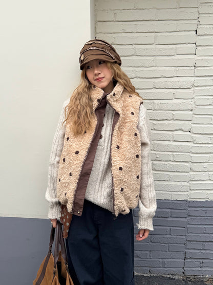 Reversible Fluffy Fur Vest CYE0095