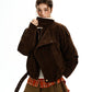 Fur Collar Suede Jacket HGX0047