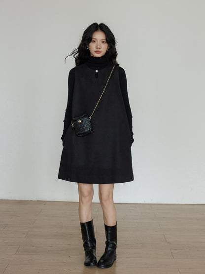 Crew Neck Vest Dress VAS0188