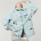Embroidered Design Denim Shirt LLA0534