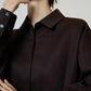 Vintage Brown Shirt Dress SUY0027