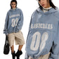 Number Logo Pullover Hoodie ZTS0024