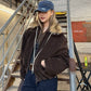 Fur Collar Suede Jacket CYE0032
