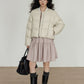 Crew Neck Short Puff Jacket VAS0176
