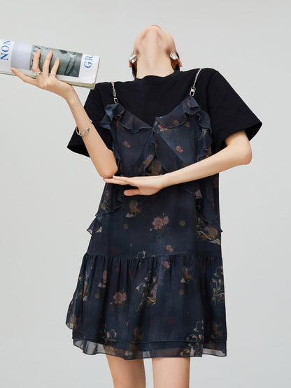 Tulle Camisole Layered Dress FER0338